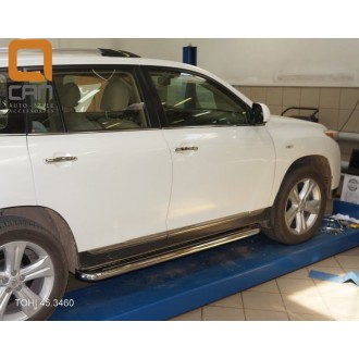 Подножки для Toyota Highlander 2010+ 