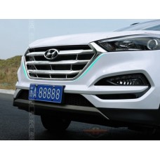 Хром решетка радиатора Hyundai Tucson 2017+