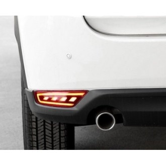 LED вставки катафоты в задний бампер Mazda CX5 2017+