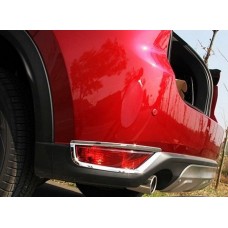 Хром накладки на задние противотуманки Mazda CX-5 2017+