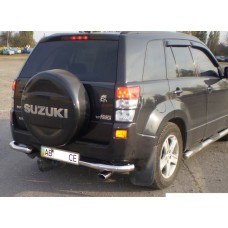 Защита заднего бампера углы Suzuki Grand Vitara
