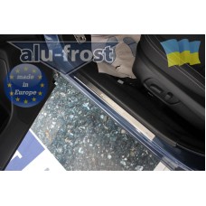 Накладки на пороги Alufrost для Subaru Forester 2013+ 