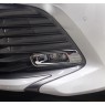 Хром накладки на противотуманные фары Toyota Camry 2018+