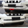 Хром накладки на бампер Toyota Land Cruiser 150 2018+