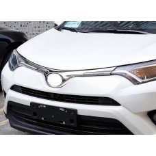 Хром на решетку радиатора Toyota Rav4 2017+