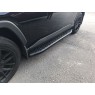 Подножки черные Toyota Rav4 2019-2020+